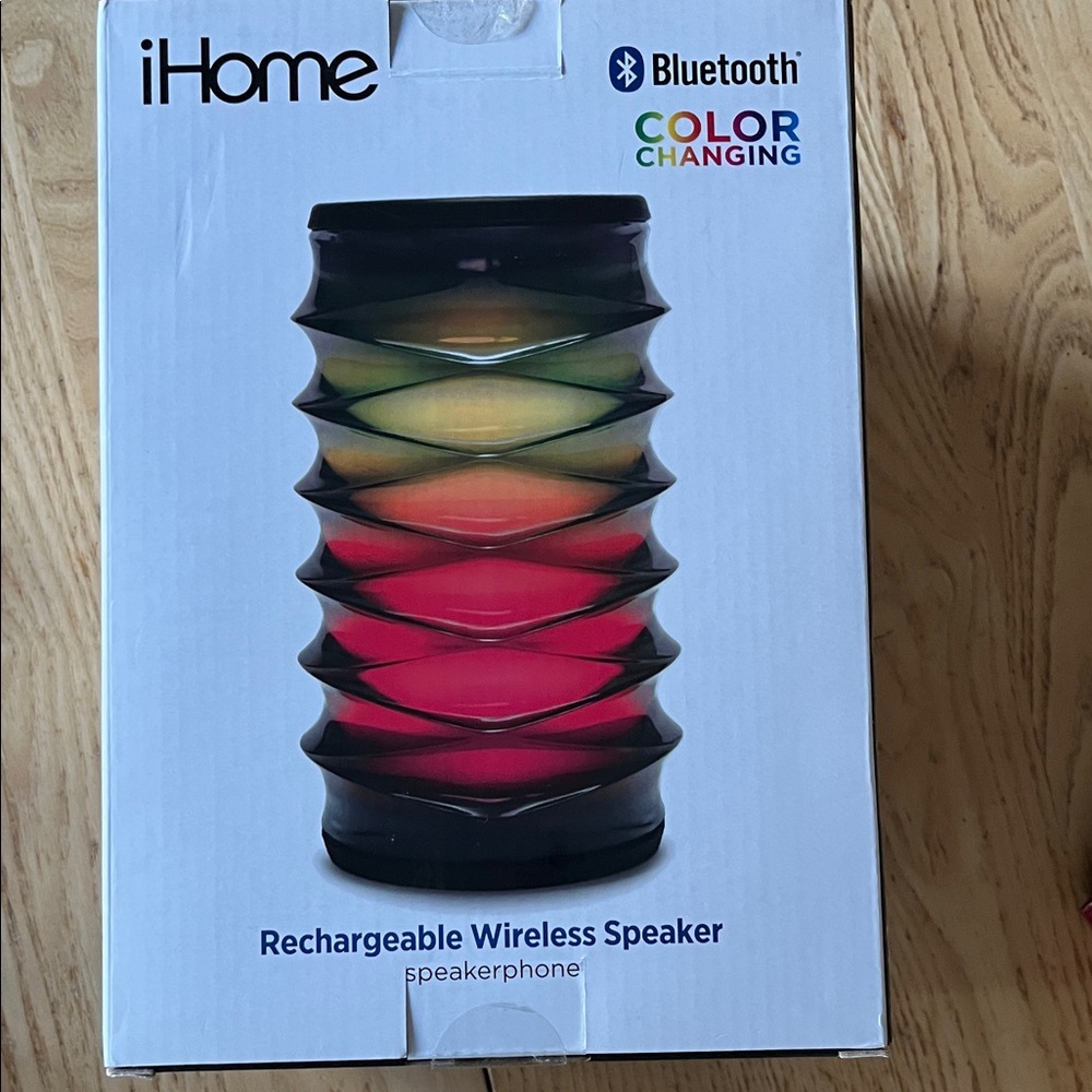 iHome Multicolor Bluetooth Speaker new in box